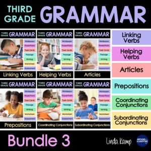 3rd grade grammar activities Bundle 3