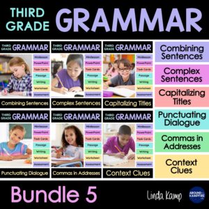 3rd grade grammar activities bundle.