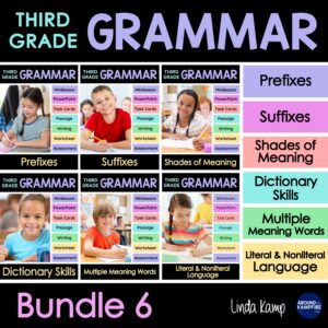 3rd grade grammar lessons bundle