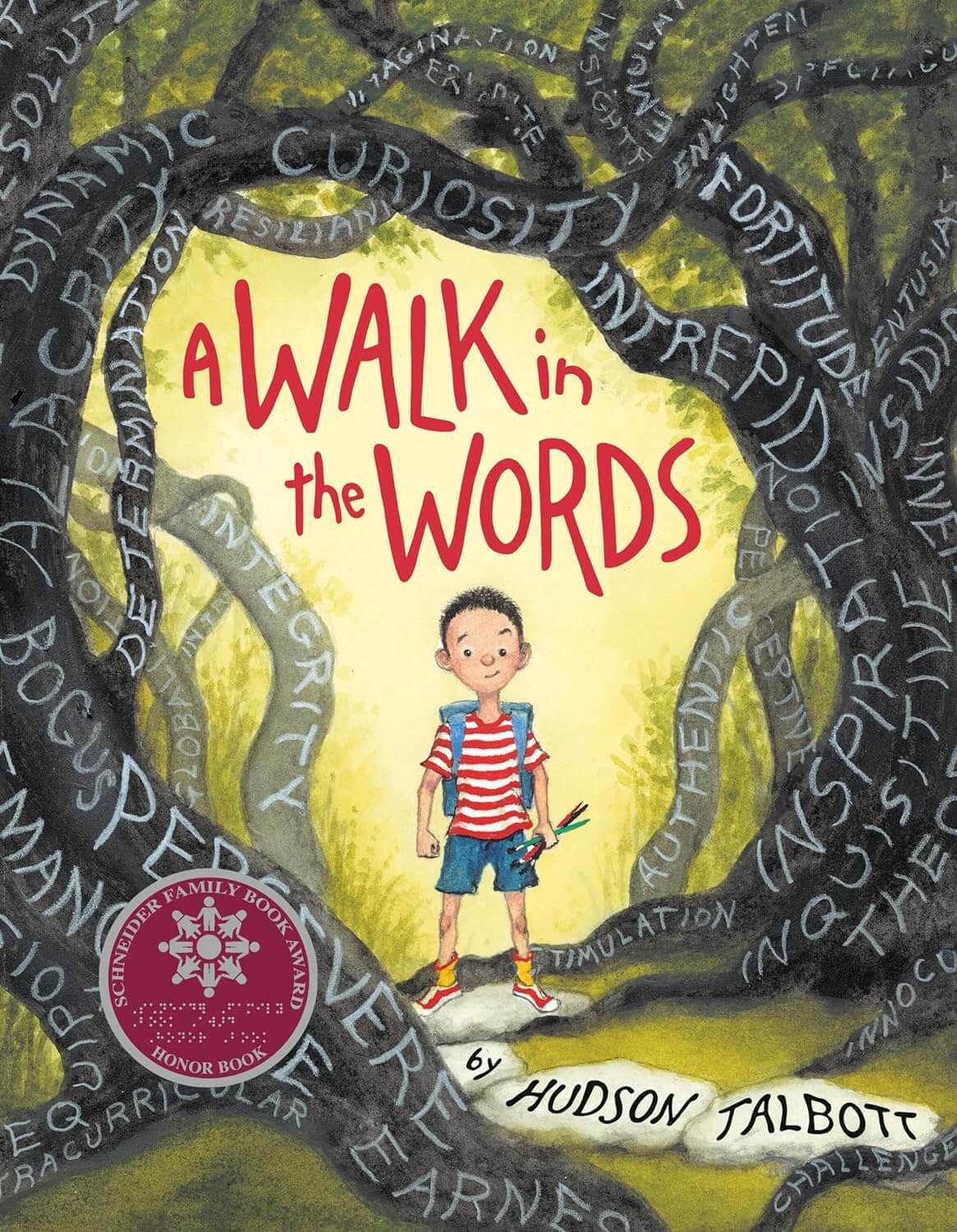 A walk in the words book cover. 