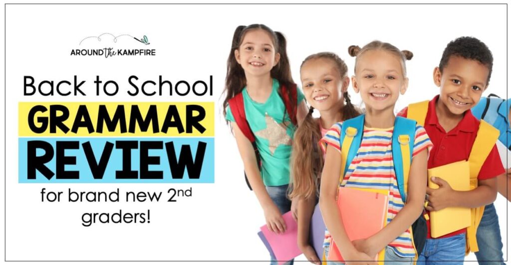 Back to school grammar review activities for 2nd grade