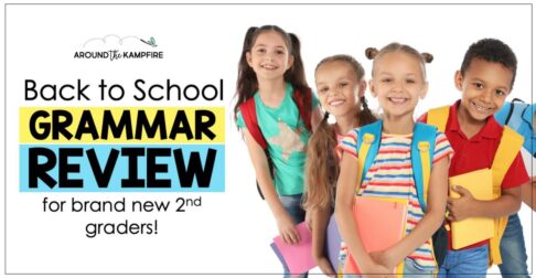 Back to school grammar review activities for 2nd grade