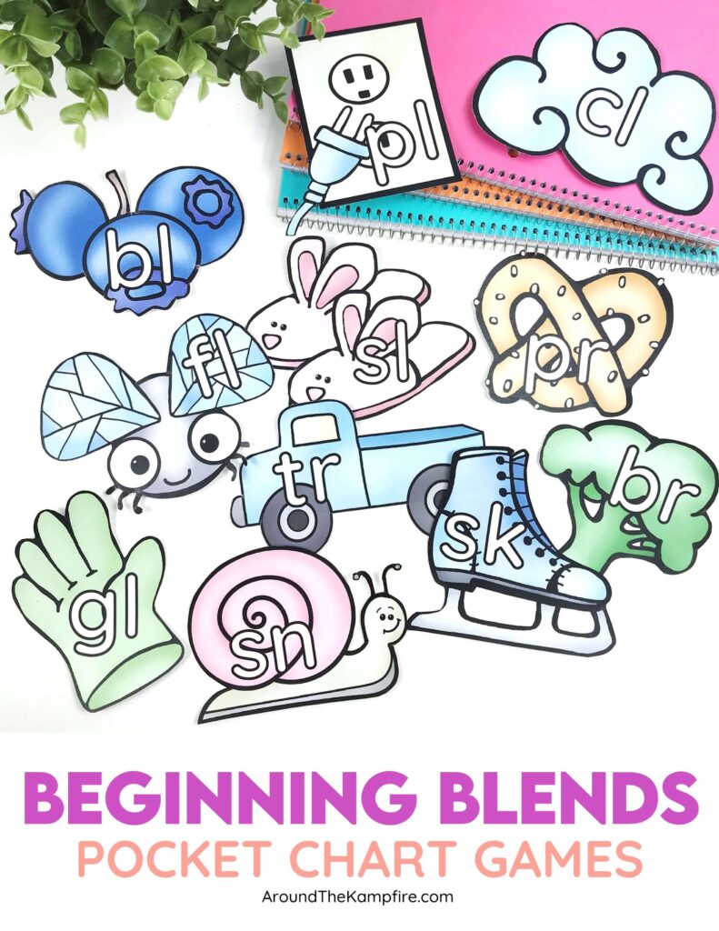 beginning blends pocket chart sorts