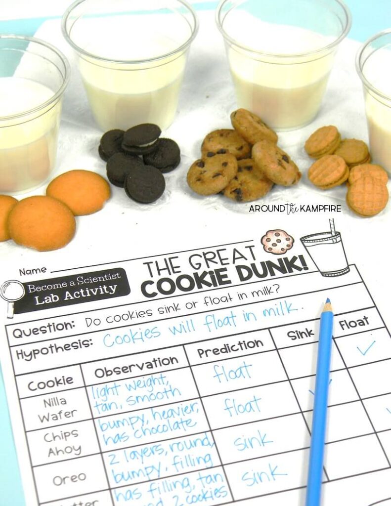  Science teaching ideas for the beginning of the year- Teaching 2nd and 3rd grade students the scientific method. We did a simple sink or float buoyancy experiment for students to practice the steps of the scientific method.