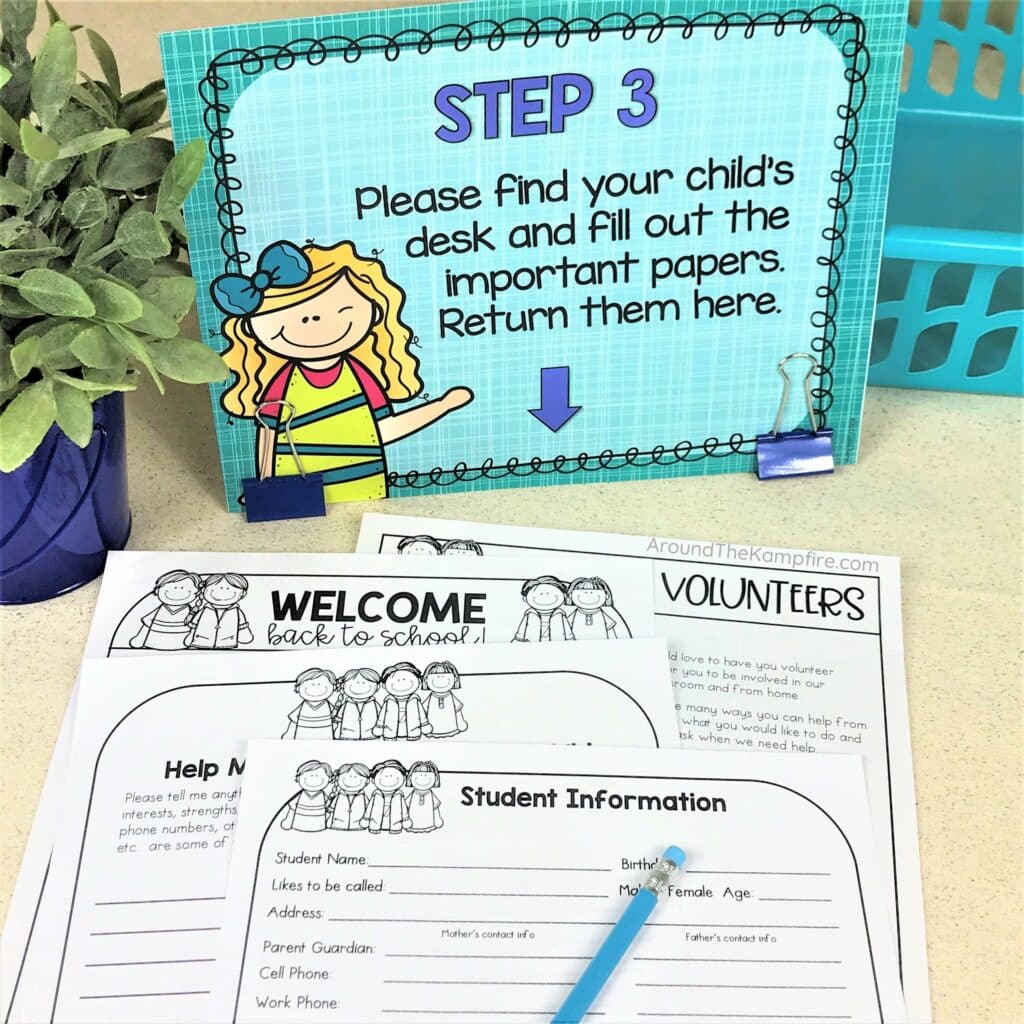 classroom volunteer sign up sheet