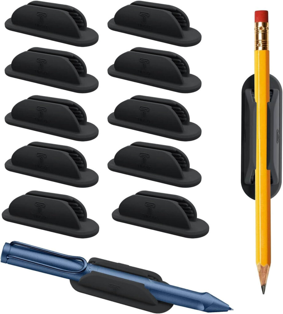adhesive pencil holders for student desks.