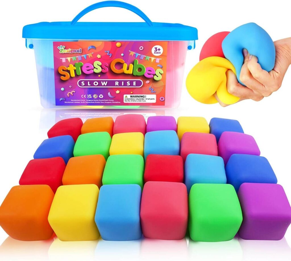 stress cubes to add to classroom wishlist. 