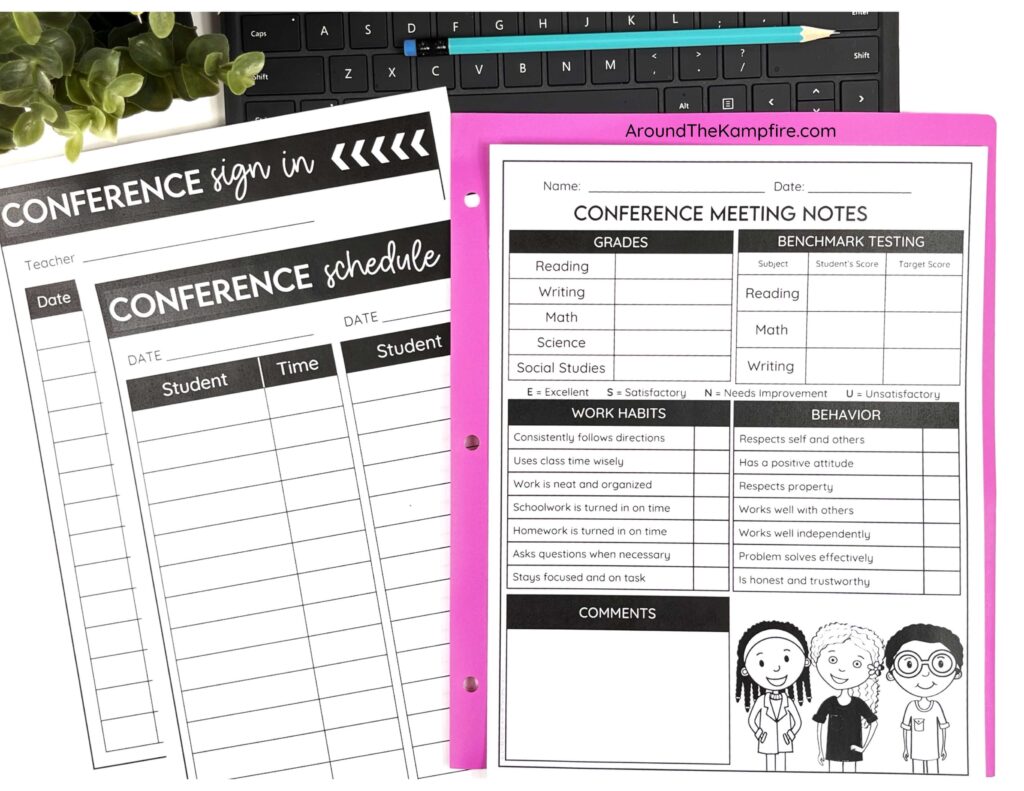 parent-teacher conference forms