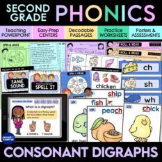 digraphs phonics unit.