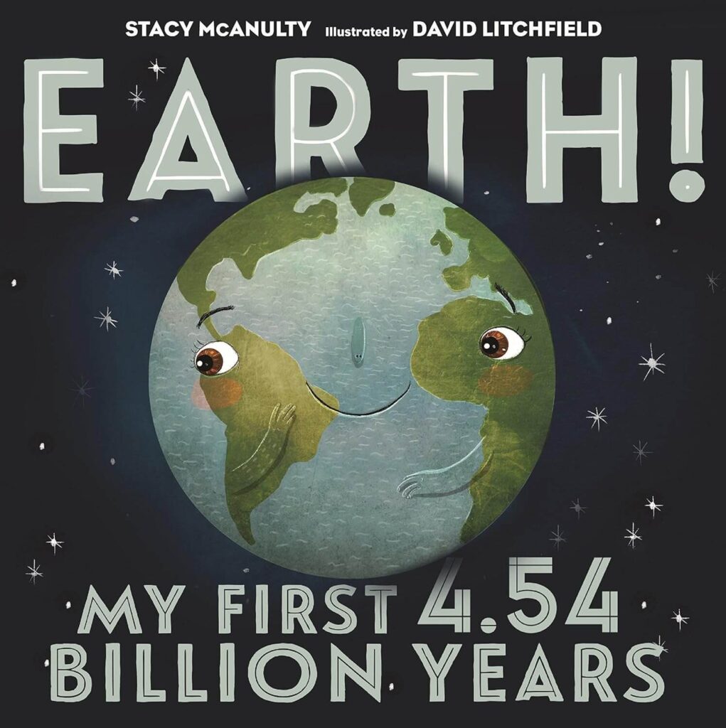 Earth! picture book cover 
