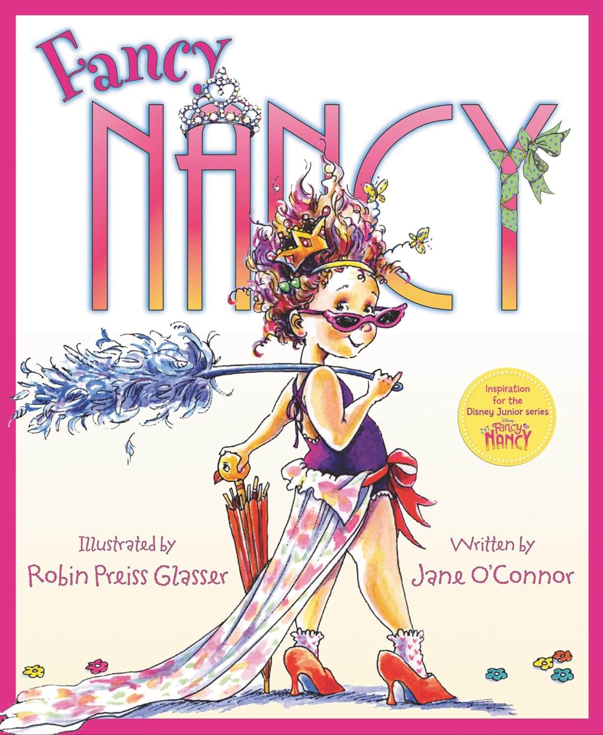 Fancy Nancy book cover to help teach context clues. 