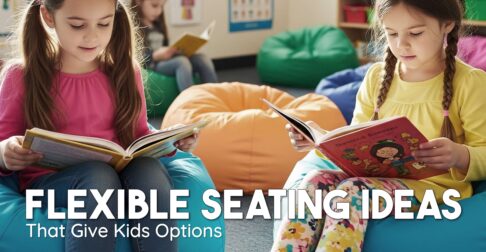 Flexible seating ideas for the classroom.