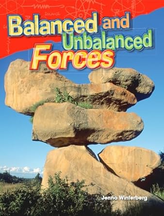 Balanced and unbalanced forces book cover. 