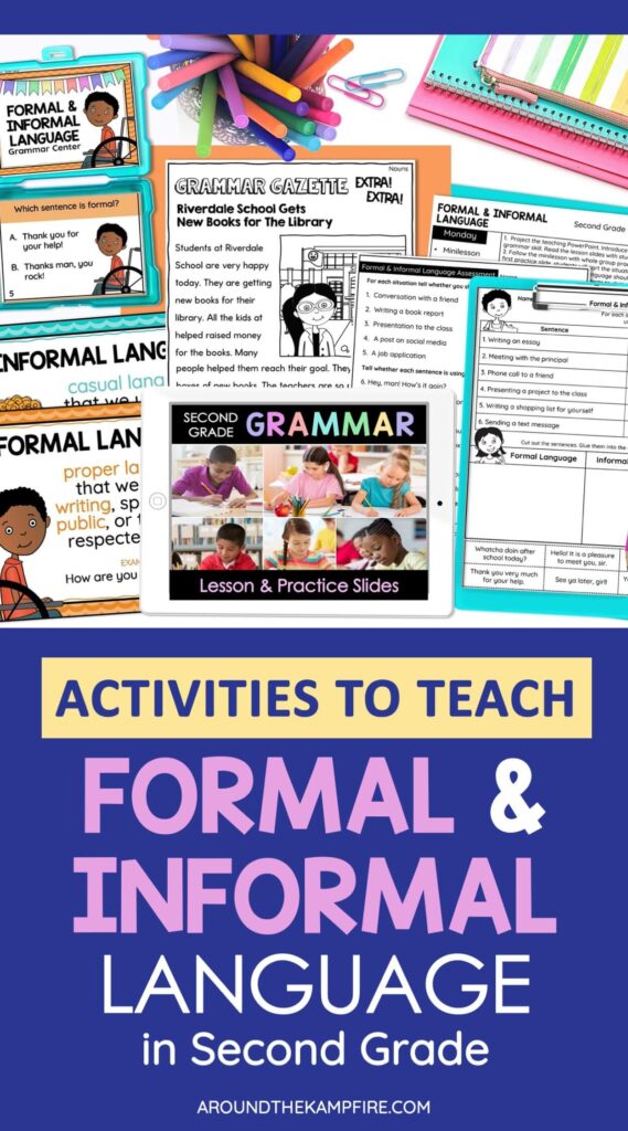 formal & informal language activities