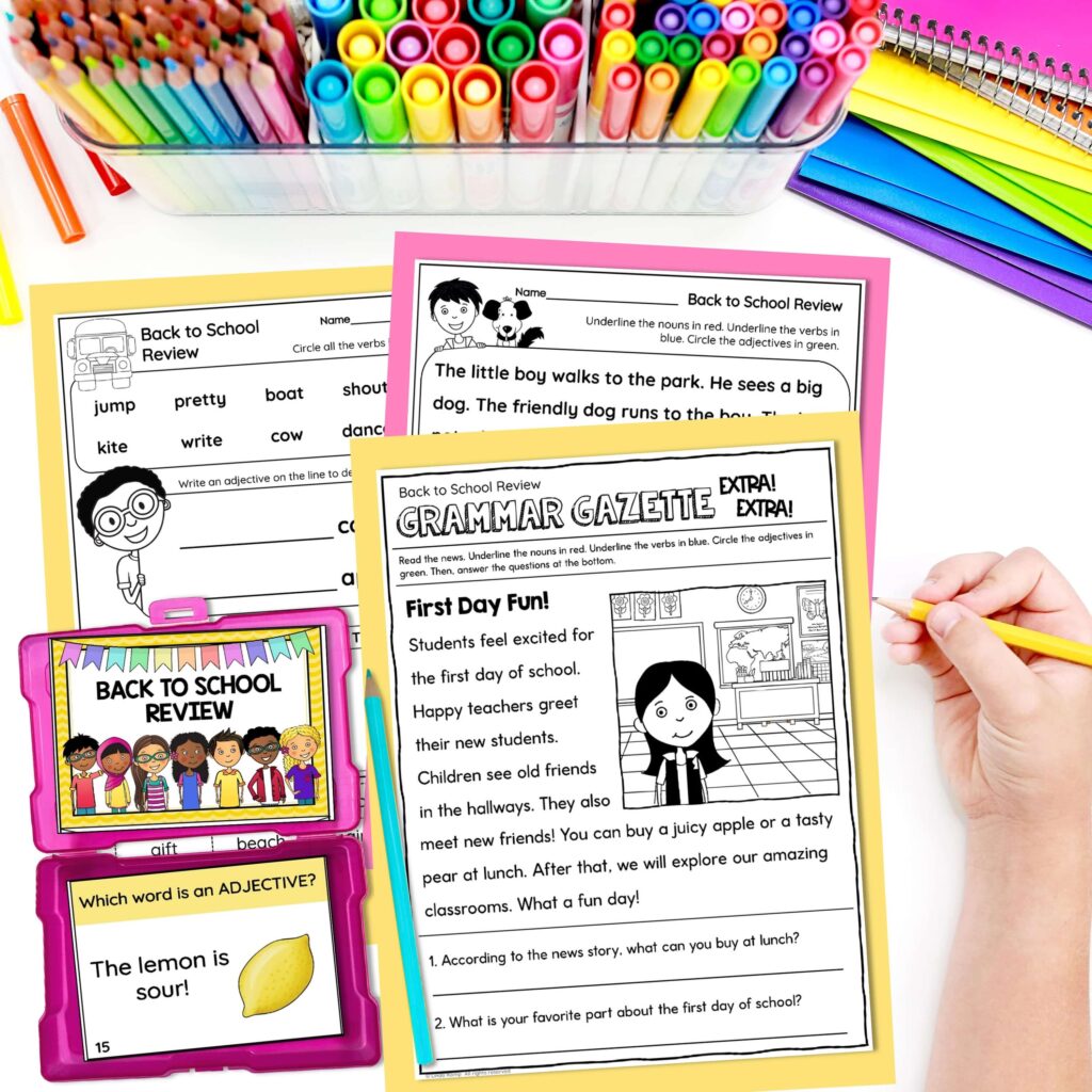 Free grammar activities