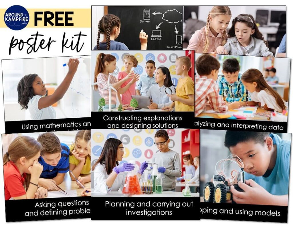 Free Science & Engineering posters and NGSS standards cards