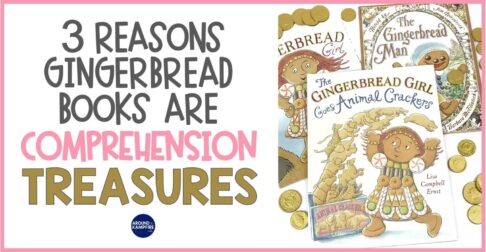 Gingerbread man comprehension activities and books featured image.