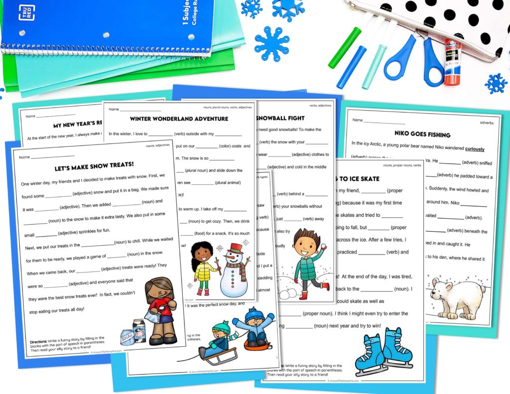 grammar stories winter edition
