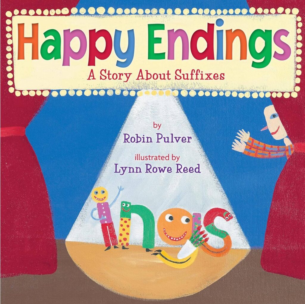 Happy Endings suffix book cover. 