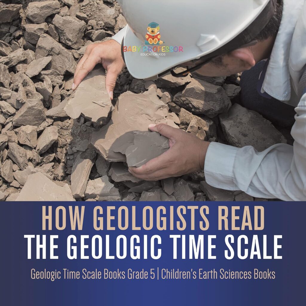 How Geologists read the geologic time scale book cover. 
