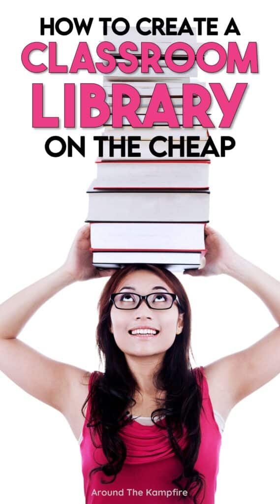 how to find cheap and free books for your classroom library pin for pinterest 
