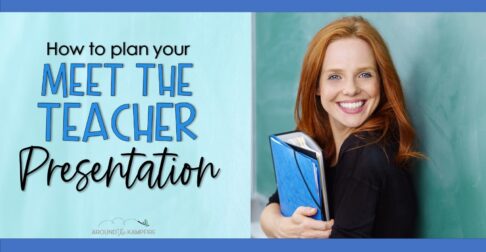 how to do a meet the teacher open house presentation.