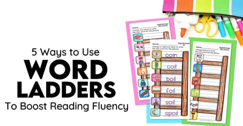 Phonics word ladders.