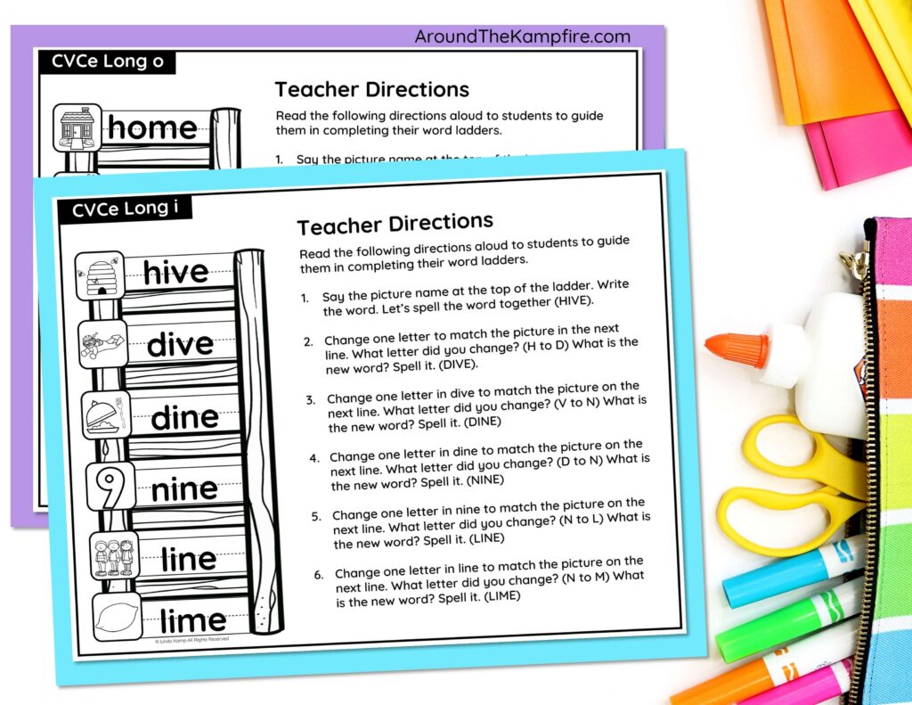How to use word ladders teacher directions.