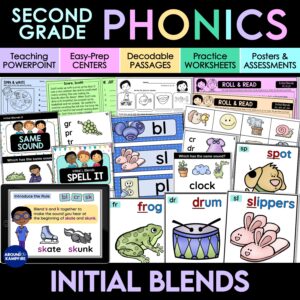 Initial blends phonics unit.