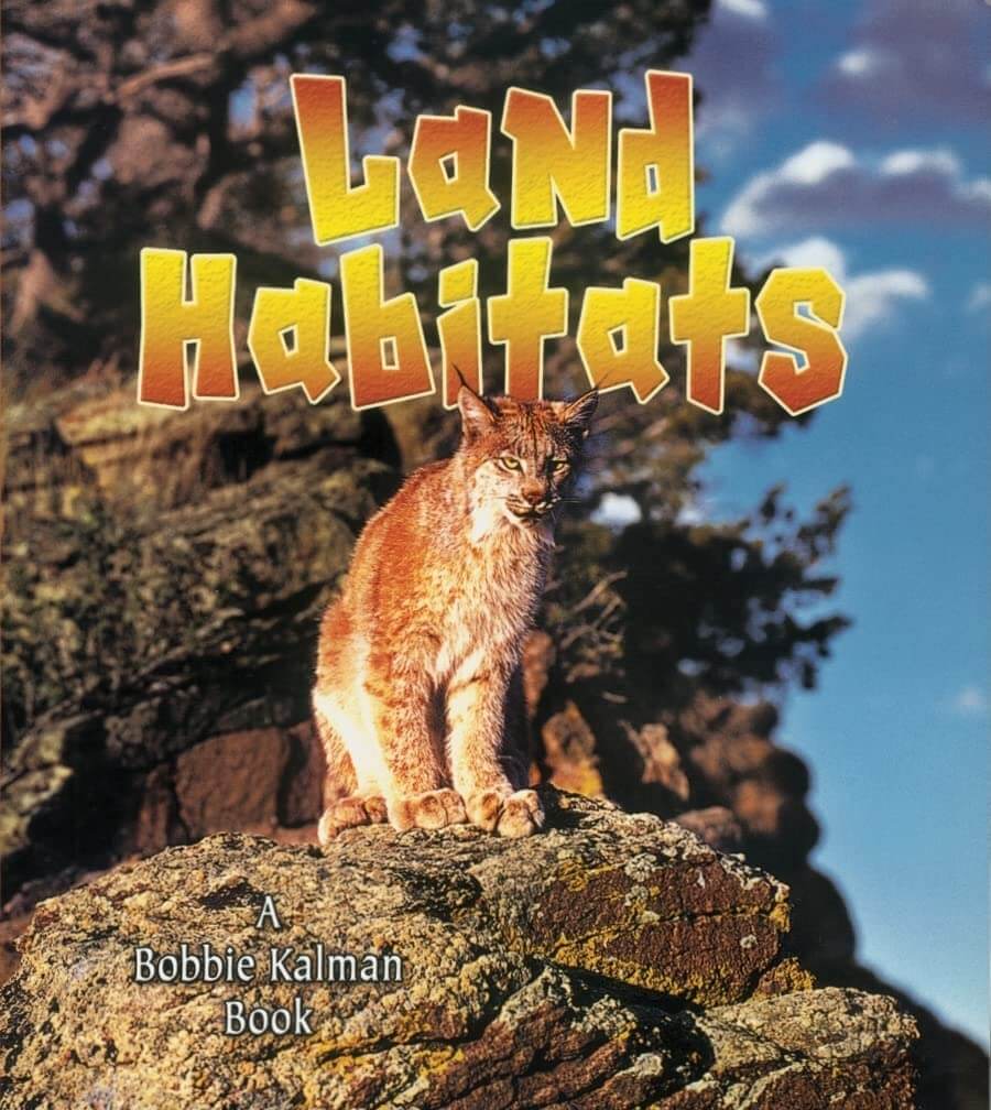 Land Habitats book cover. 