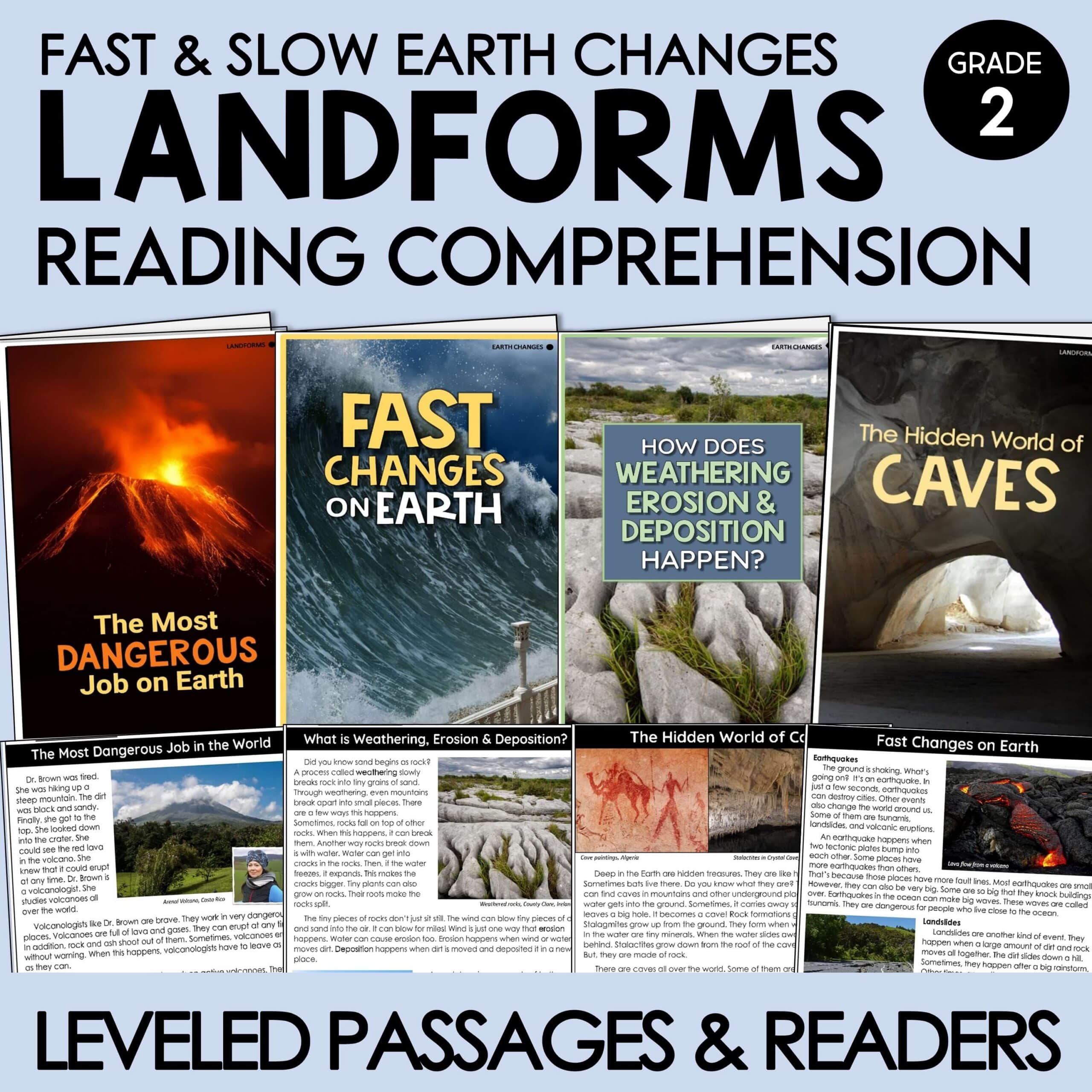landforms reading passages