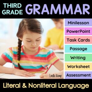 Literal and nonliteral language activities for 3rd grade.