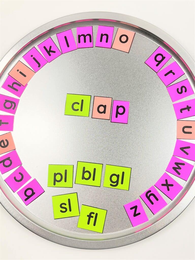 magnetic word building cards