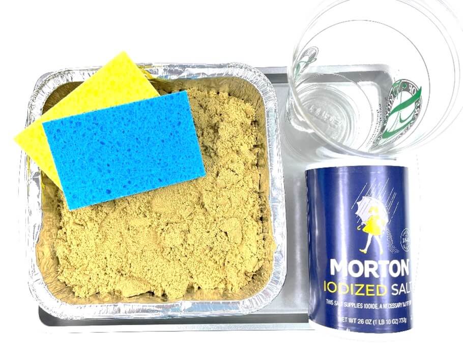 materials for fossil experiment for 3rd grade