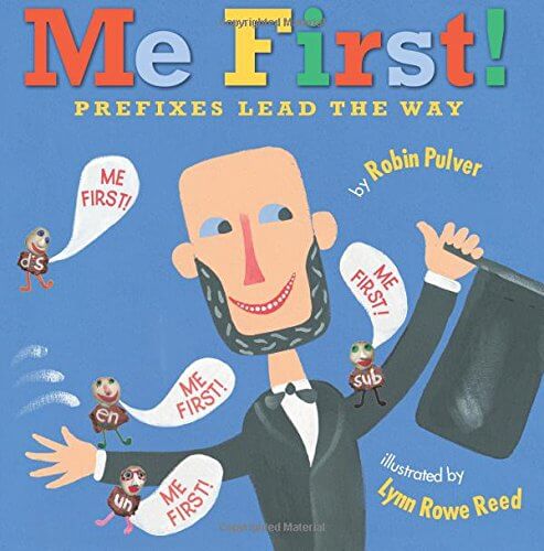 Me First! Prefix book for kids. 