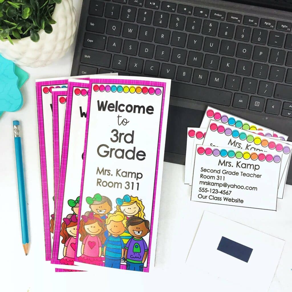 classroom information parent brochure