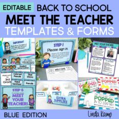 Meet the Teacher Templates