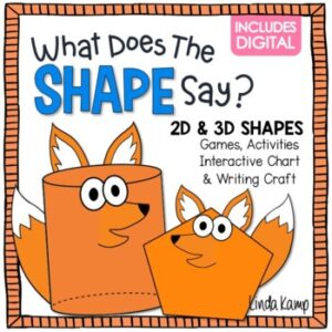 2D and 3D Shapes Activities