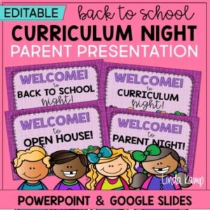 Curriculum Night PowerPoint