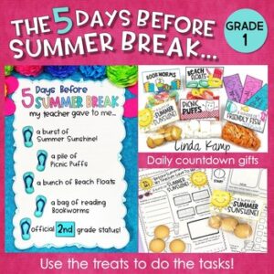 Last Week of School Countdown for 1st grade