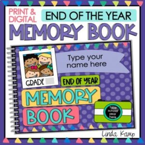 End of the Year Memory Book
