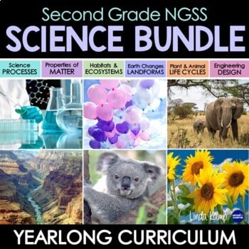 2nd Grade science bundle yearlong curriculum.