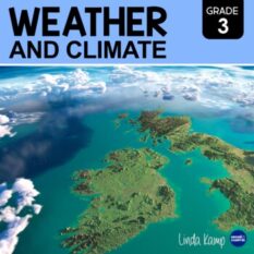 Weather and Climate 3rd Grade Science Unit Resource Cover Page.