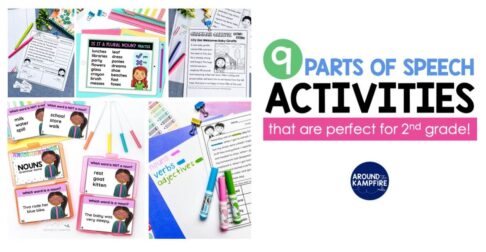 parts of speech activities for 2nd grade