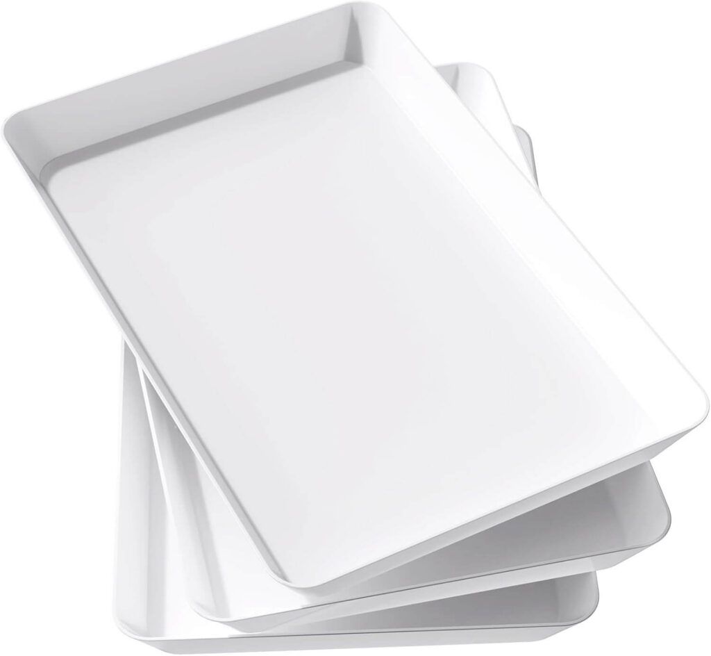 plastic trays for science. 