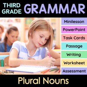 Plural noun activities for 3rd grade.