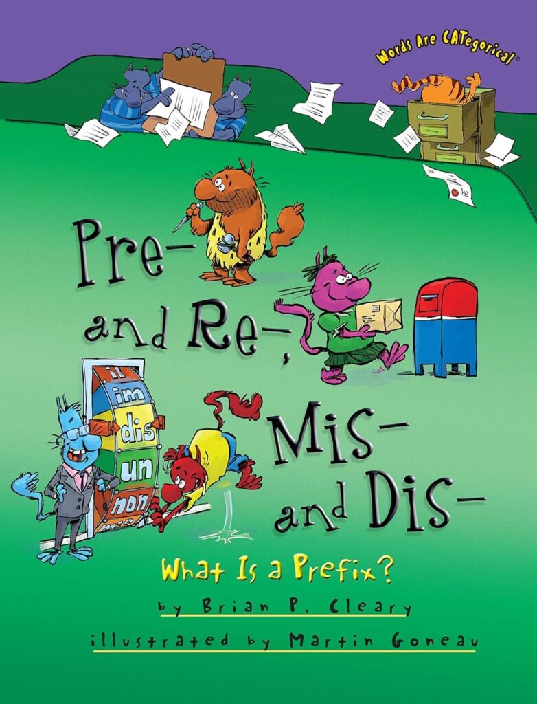 What is a Prefix book cover for kids. 