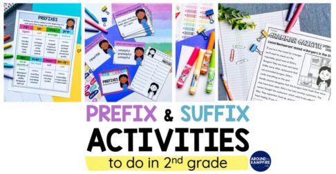 prefix & suffix activities for 2nd grade