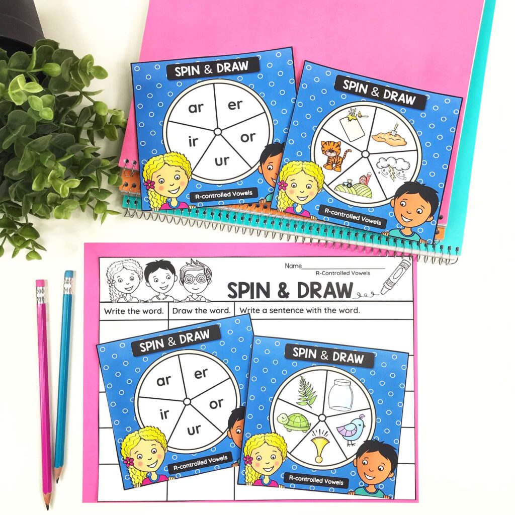 r-controlled vowels activities center