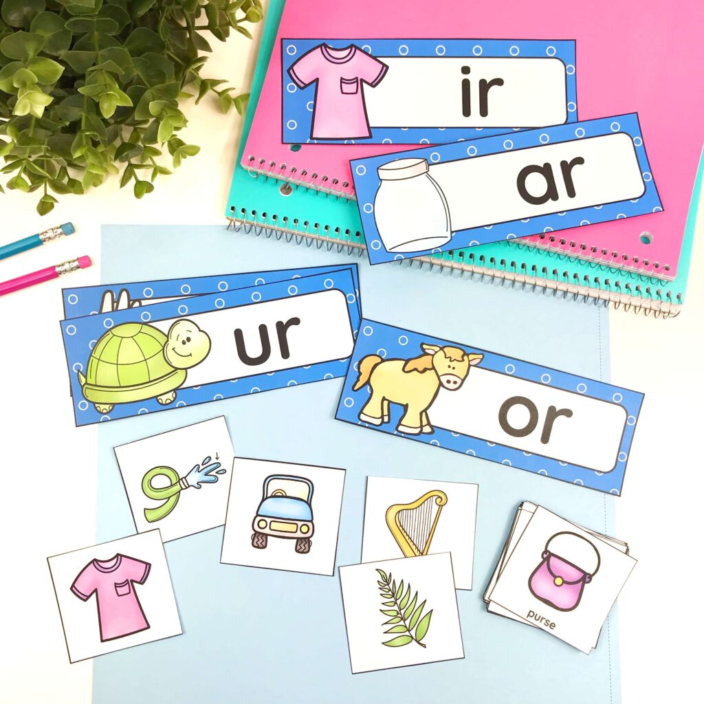 r-controlled vowel sound sort
